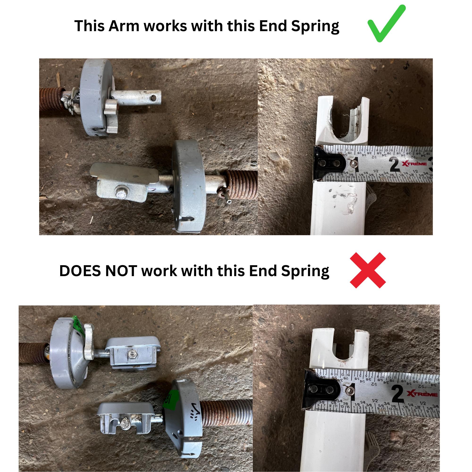 Big U End Spring compatibility